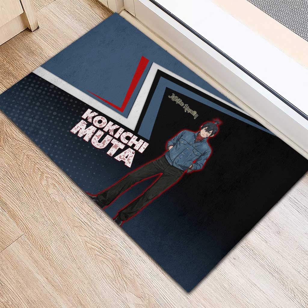 Kokichi Muta Rubber Doormat Bold Anime Graphic Style
