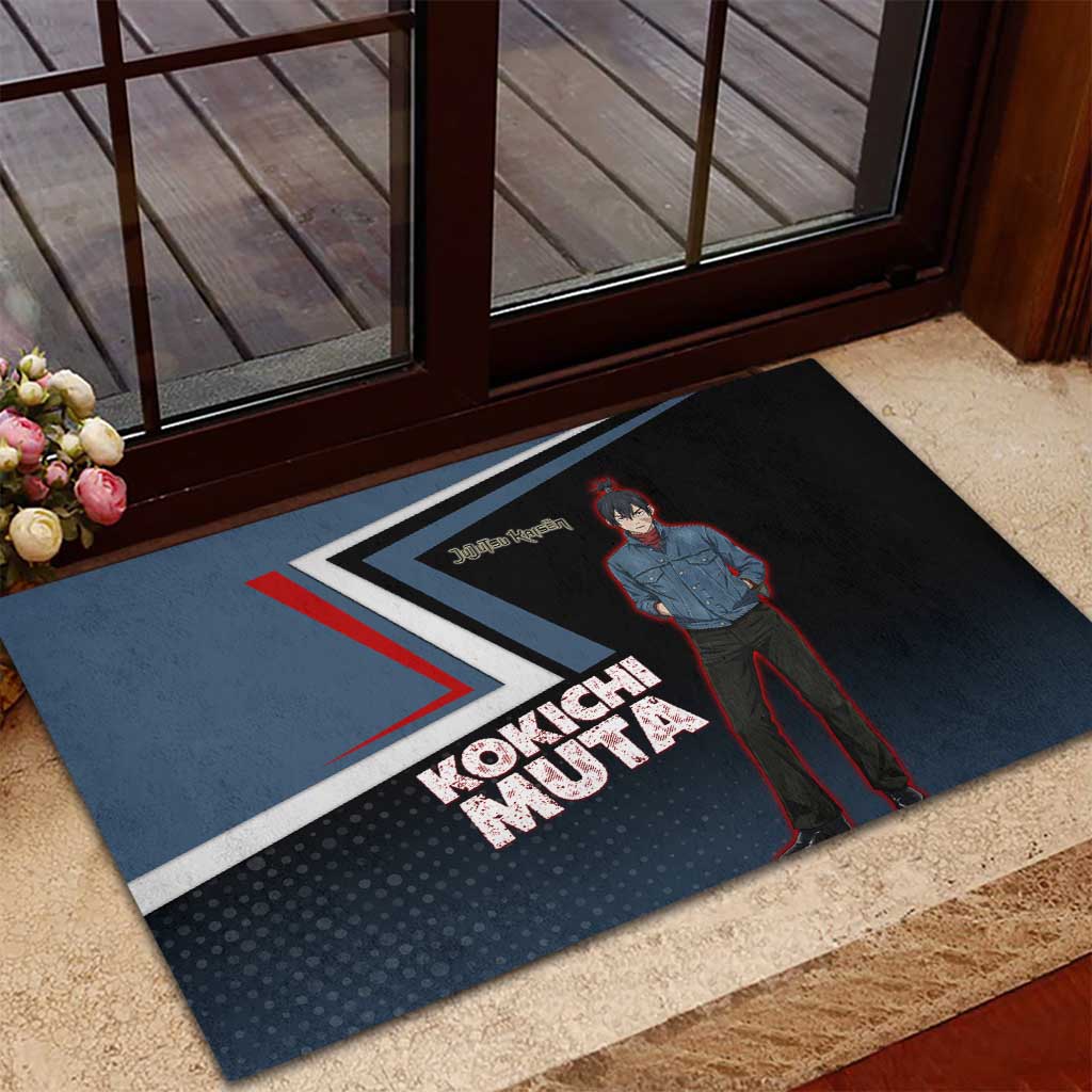 Kokichi Muta Rubber Doormat Bold Anime Graphic Style