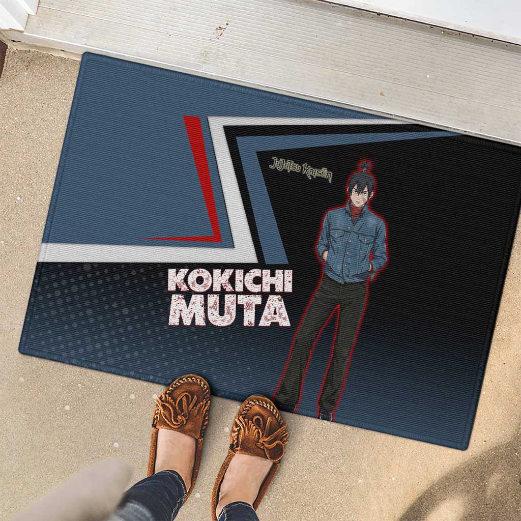 Kokichi Muta Rubber Doormat Bold Anime Graphic Style