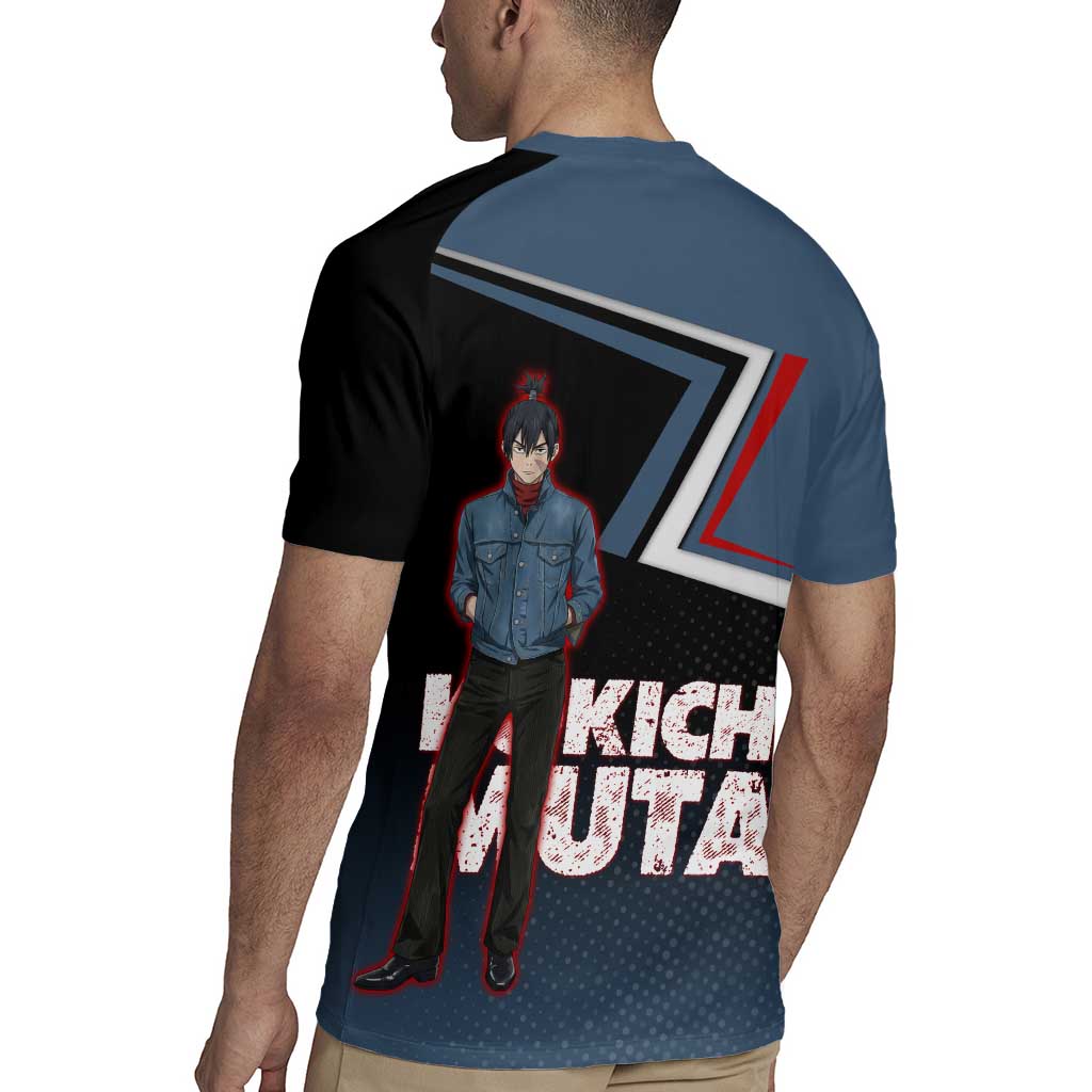 Kokichi Muta Rugby Jersey Bold Anime Graphic Style