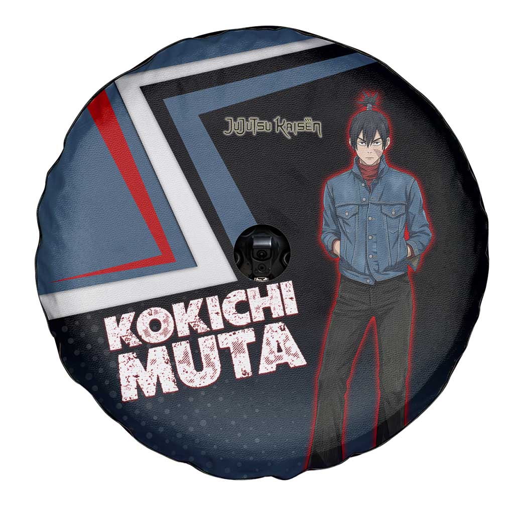 Kokichi Muta Spare Tire Cover Bold Anime Graphic Style