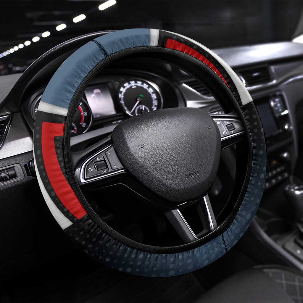 Kokichi Muta Steering Wheel Cover Bold Anime Graphic Style