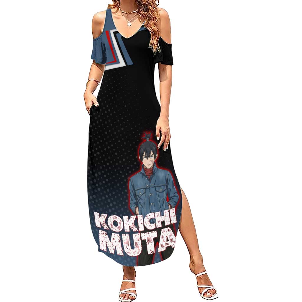 Kokichi Muta Summer Maxi Dress Bold Anime Graphic Style