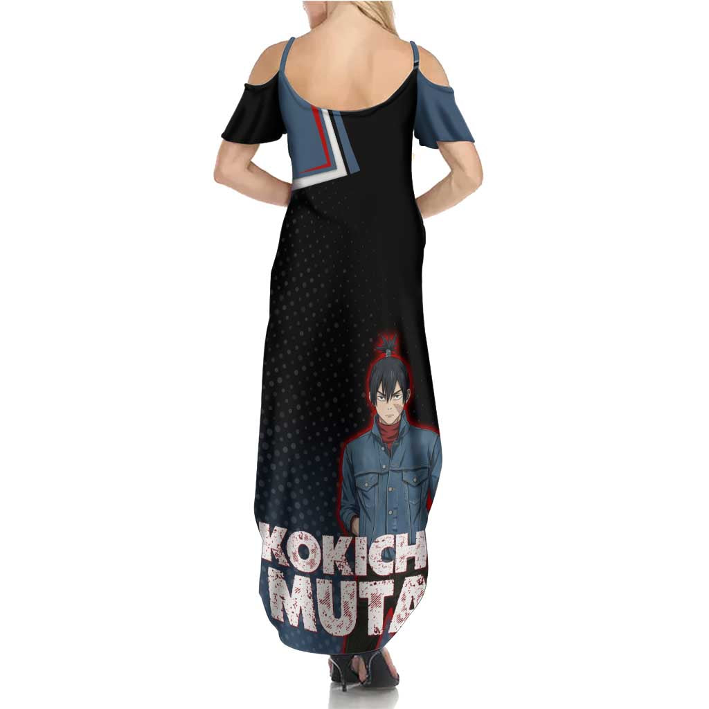 Kokichi Muta Summer Maxi Dress Bold Anime Graphic Style