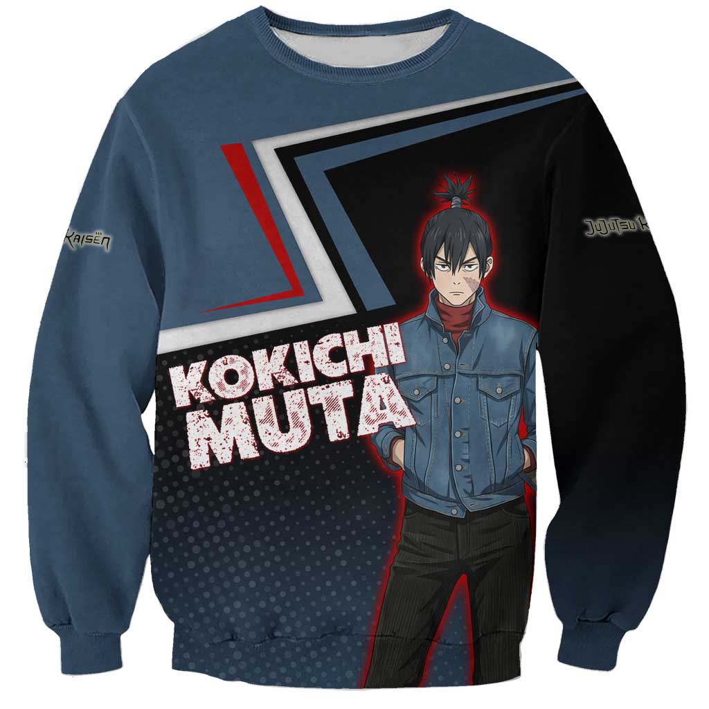 Kokichi Muta Sweatshirt Bold Anime Graphic Style