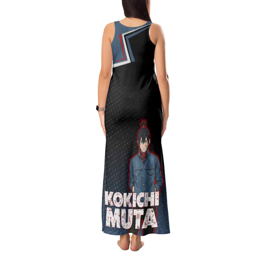Kokichi Muta Tank Maxi Dress Bold Anime Graphic Style