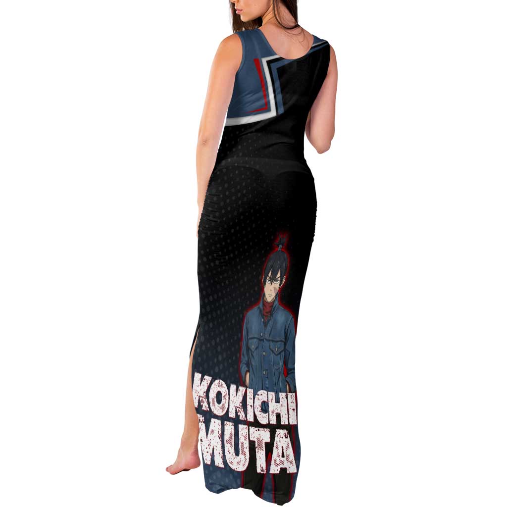Kokichi Muta Tank Maxi Dress Bold Anime Graphic Style