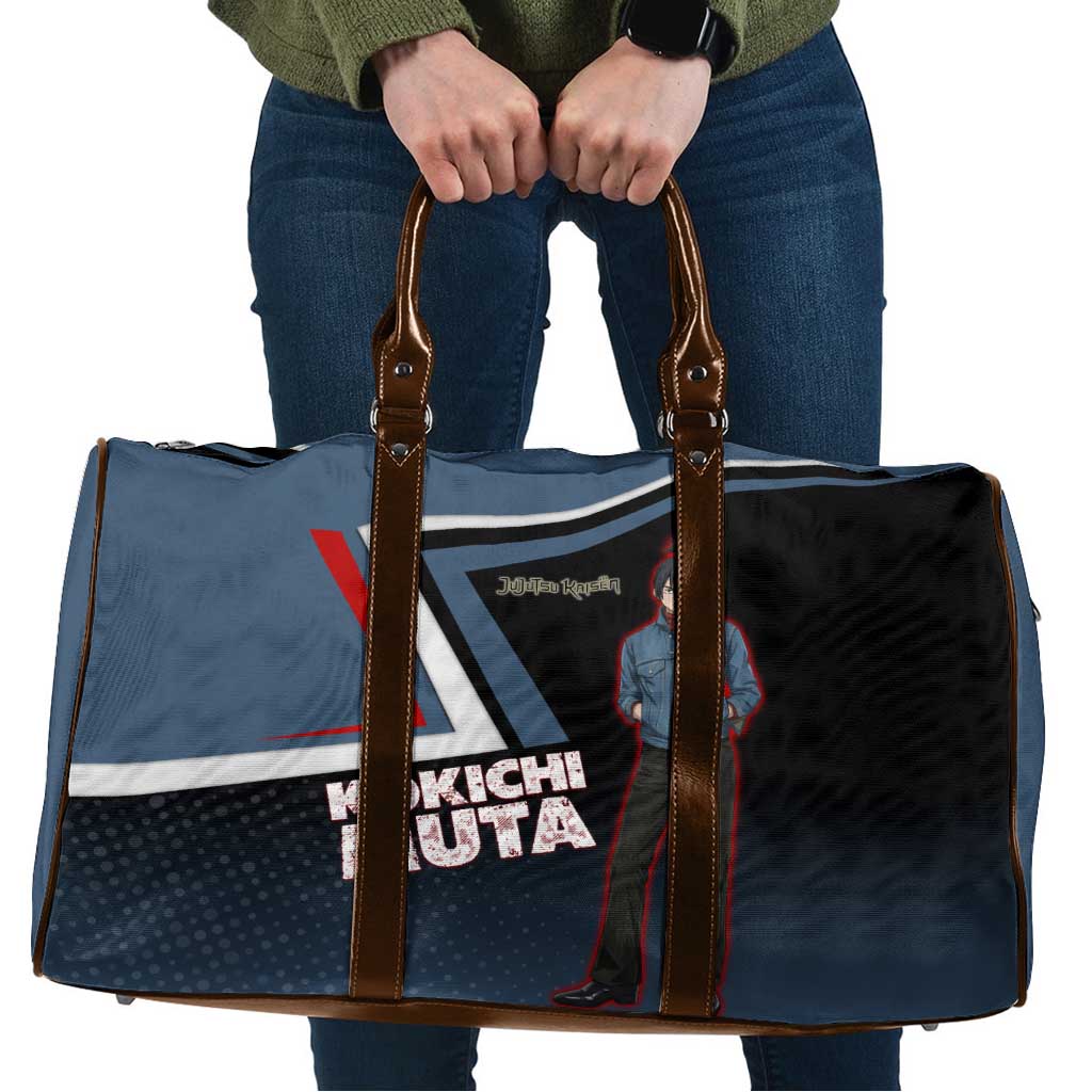 Kokichi Muta Travel Bag Bold Anime Graphic Style