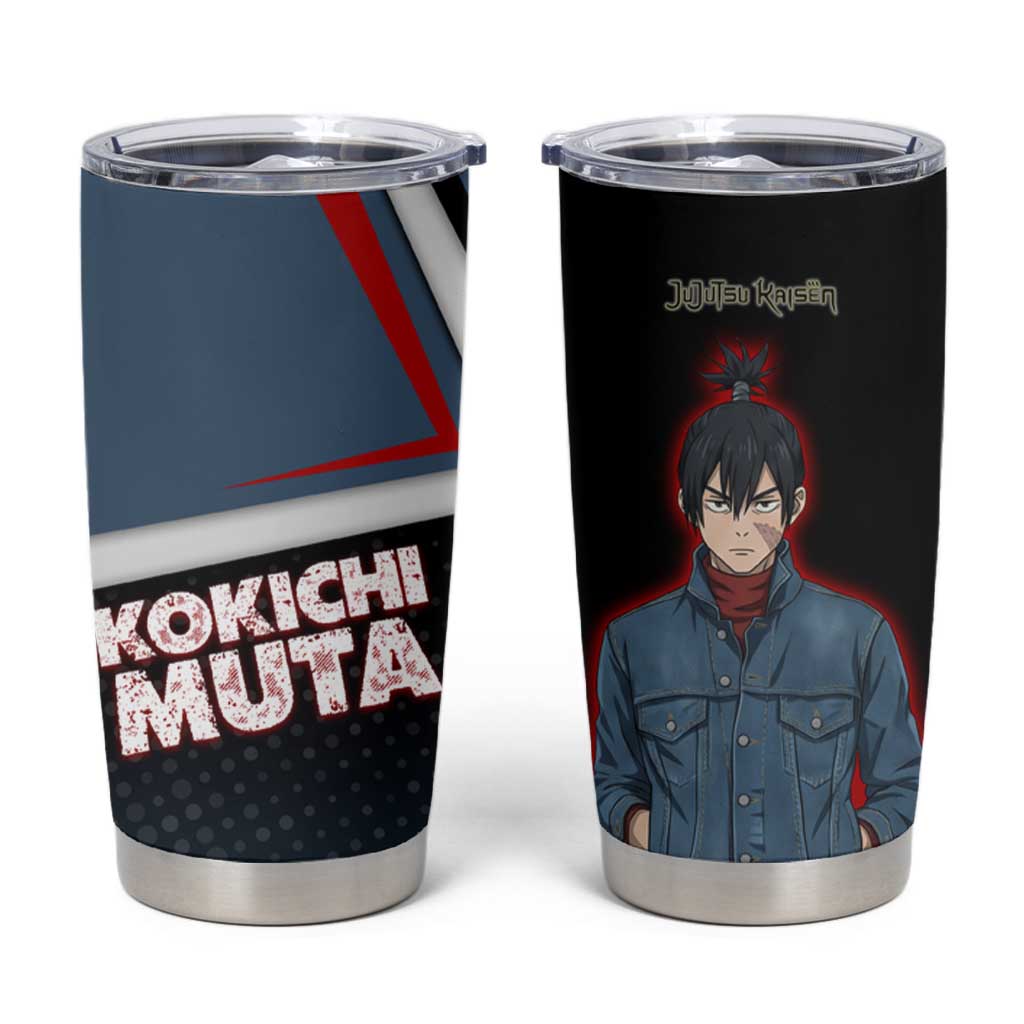 Kokichi Muta Tumbler Cup Bold Anime Graphic Style