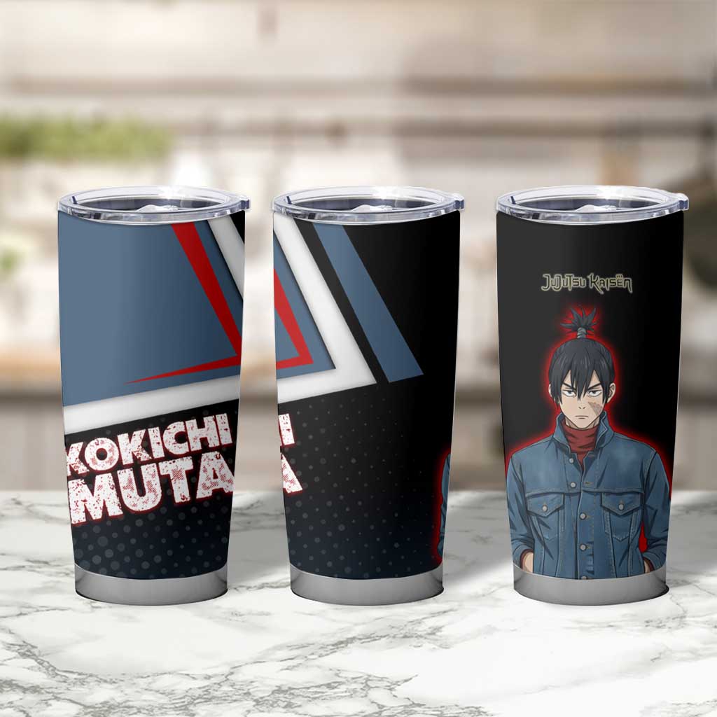 Kokichi Muta Tumbler Cup Bold Anime Graphic Style
