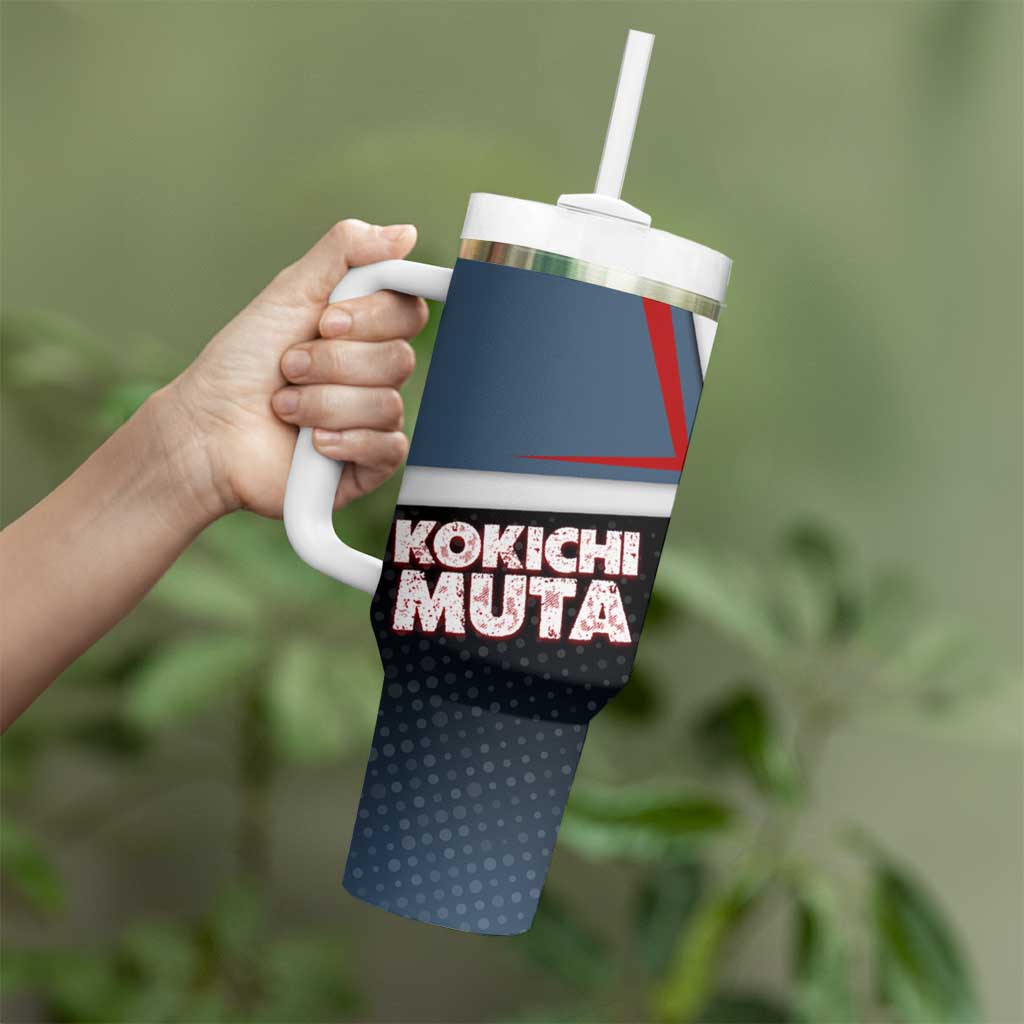 Kokichi Muta Tumbler With Handle Bold Anime Graphic Style