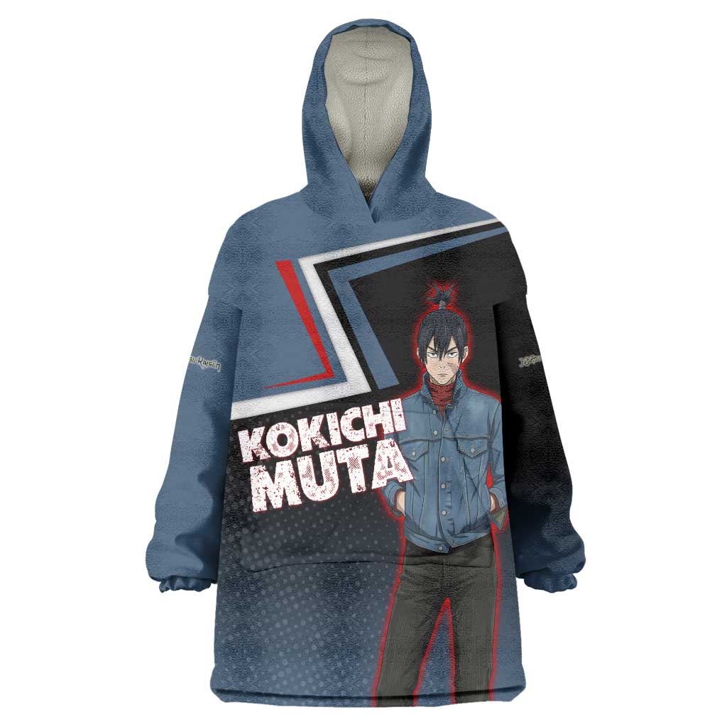 Kokichi Muta Wearable Blanket Hoodie Bold Anime Graphic Style