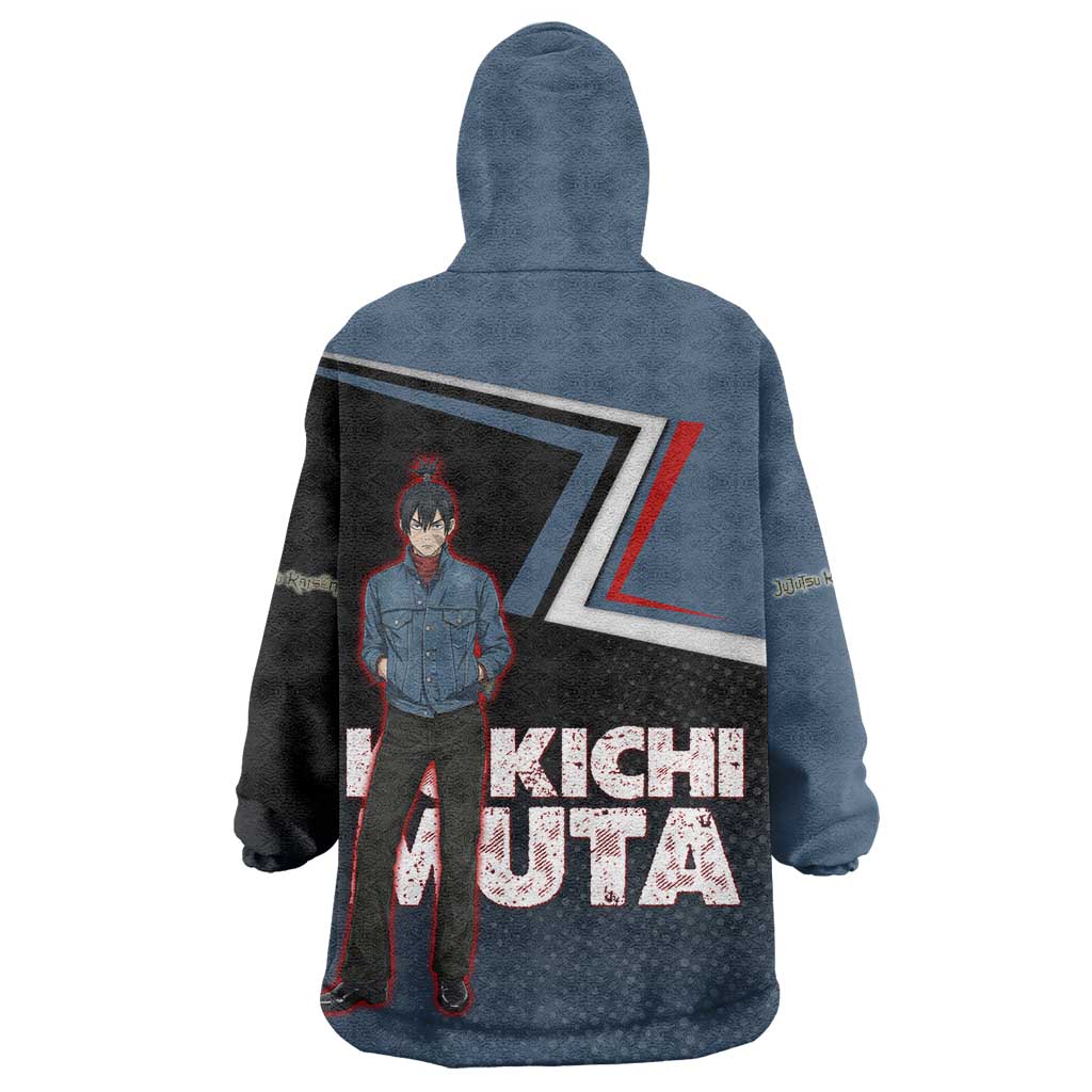Kokichi Muta Wearable Blanket Hoodie Bold Anime Graphic Style