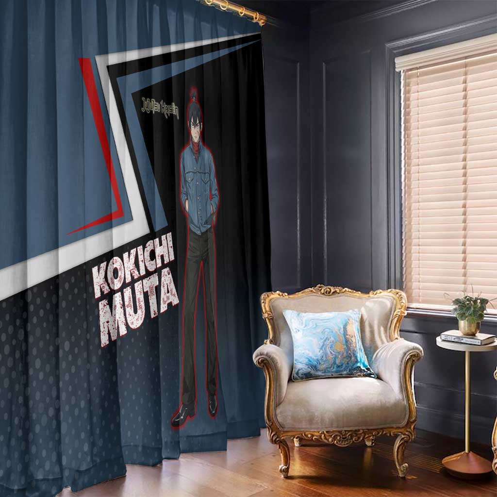 Kokichi Muta Window Curtain Bold Anime Graphic Style