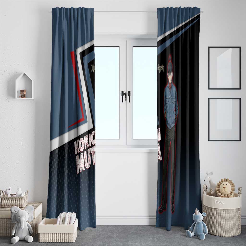 Kokichi Muta Window Curtain Bold Anime Graphic Style