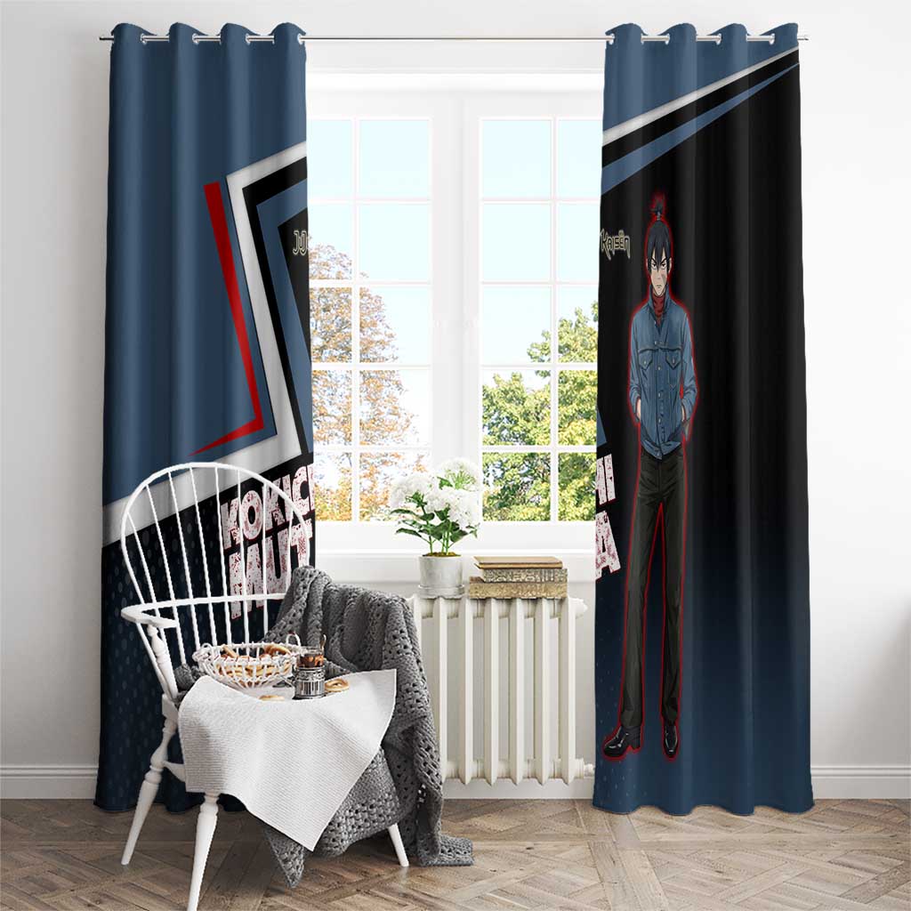 Kokichi Muta Window Curtain Bold Anime Graphic Style