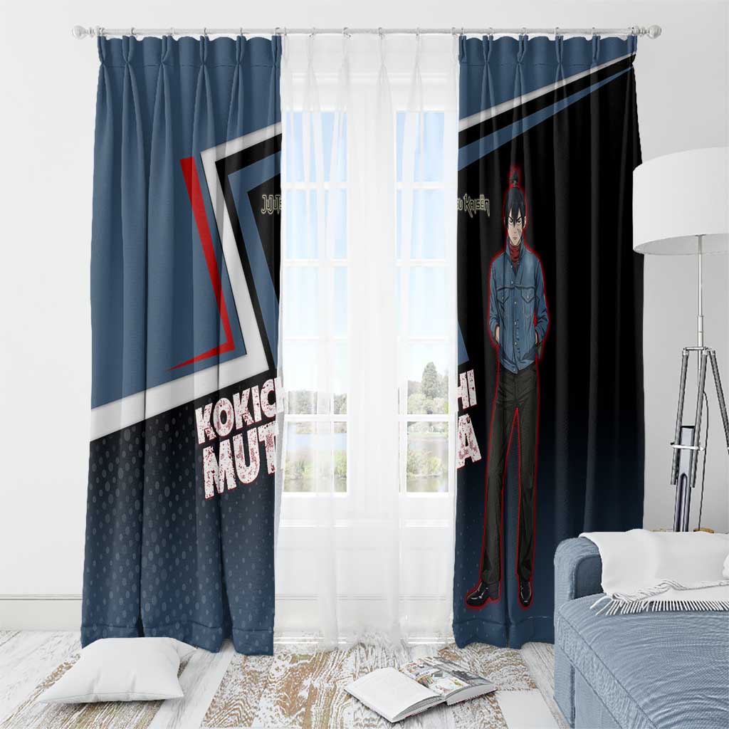 Kokichi Muta Window Curtain Bold Anime Graphic Style