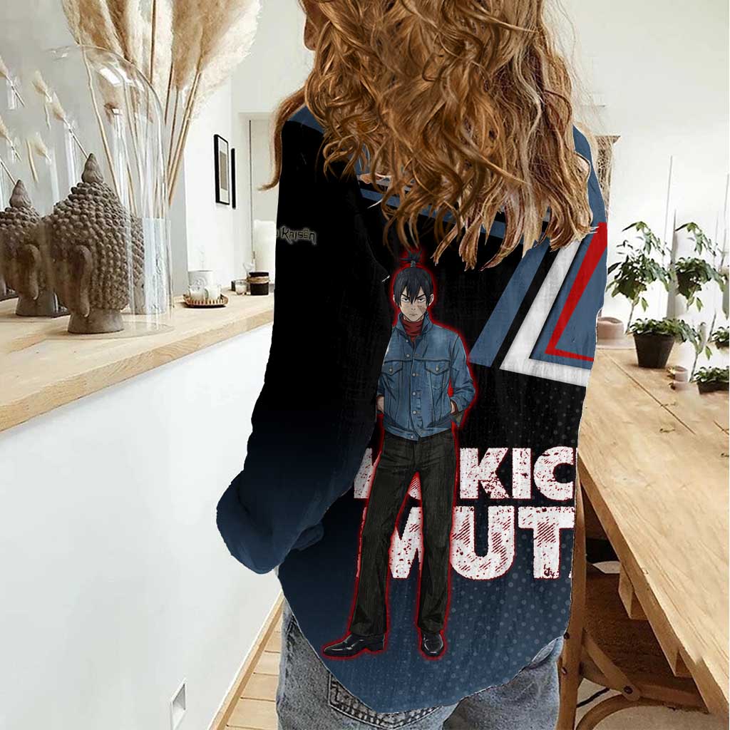 Kokichi Muta Women Casual Shirt Bold Anime Graphic Style