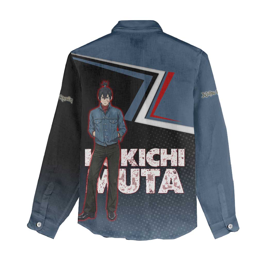 Kokichi Muta Women Casual Shirt Bold Anime Graphic Style