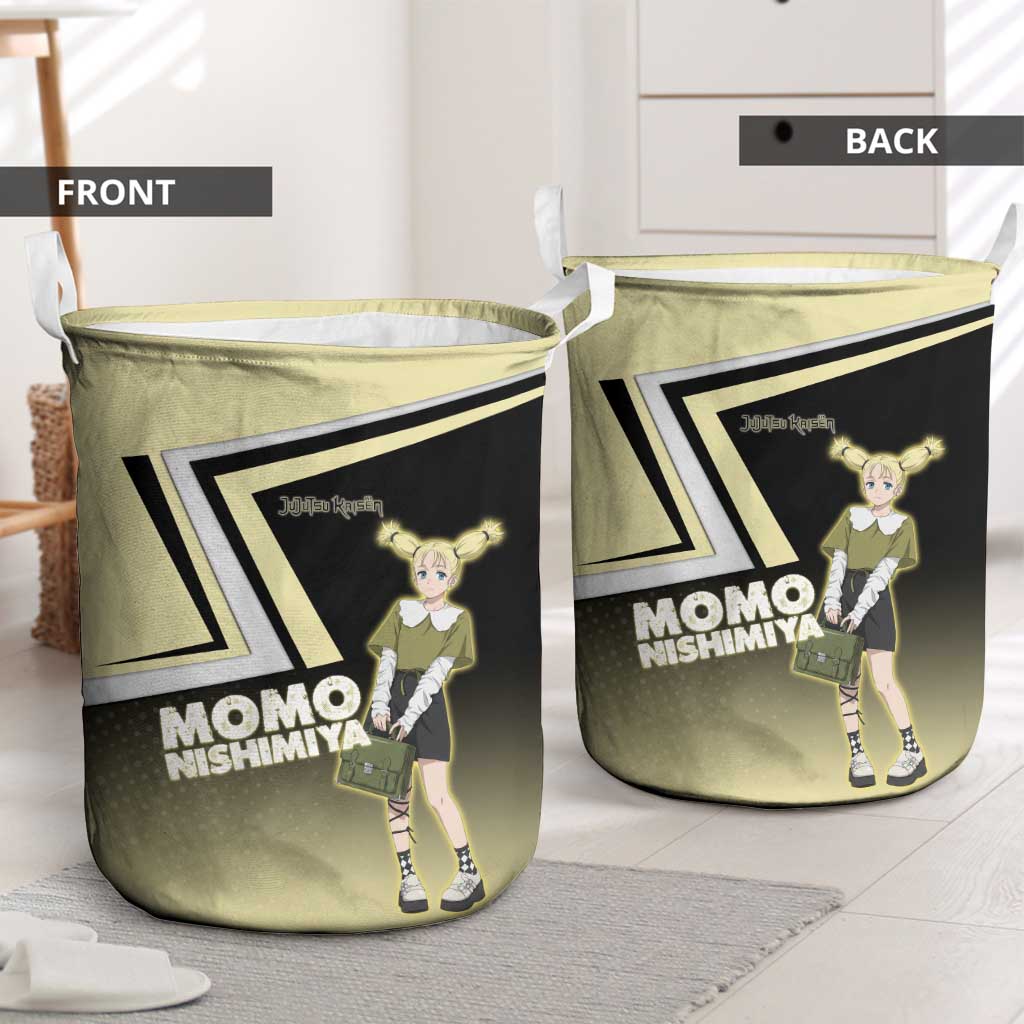 Momo Nishimiya Laundry Basket Soft Pastel Anime Style