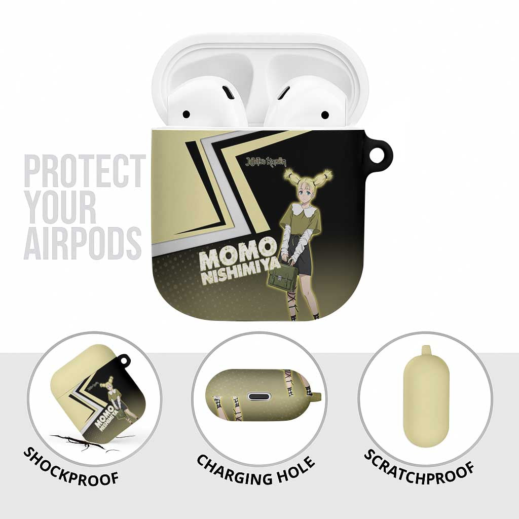 Momo Nishimiya AirPods Case Soft Pastel Anime Style