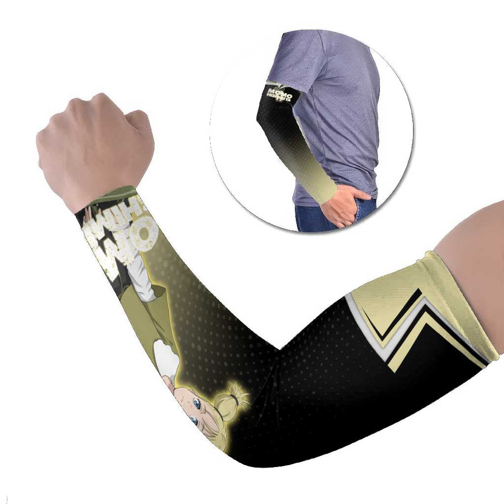 Momo Nishimiya Arm Sleeves Soft Pastel Anime Style