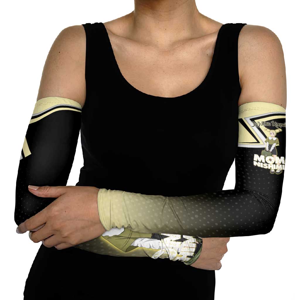 Momo Nishimiya Arm Sleeves Soft Pastel Anime Style