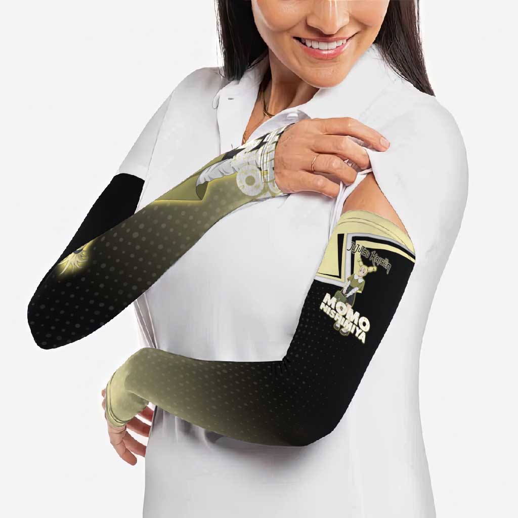 Momo Nishimiya Arm Sleeves Soft Pastel Anime Style