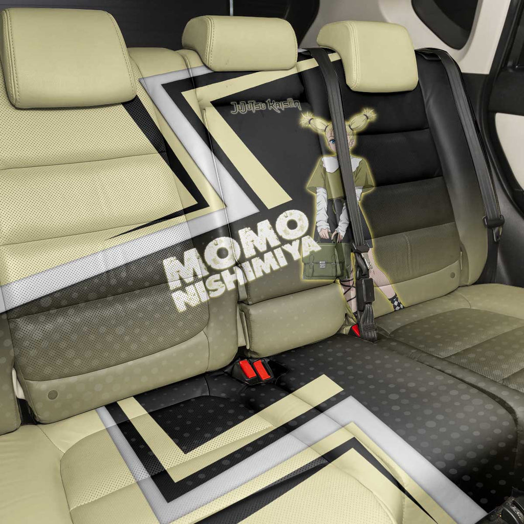 Momo Nishimiya Back Car Seat Cover Soft Pastel Anime Style