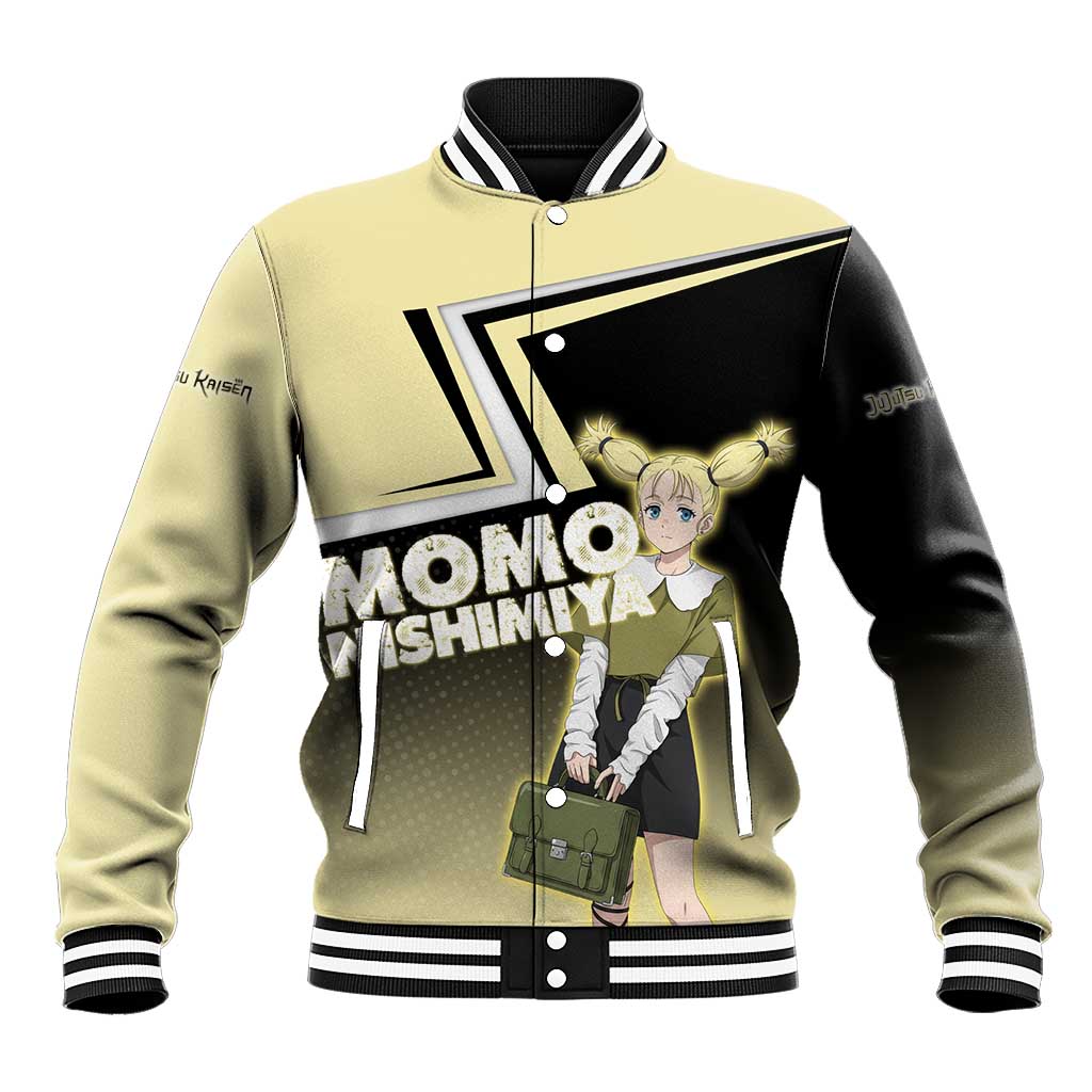 Momo Nishimiya Baseball Jacket Soft Pastel Anime Style