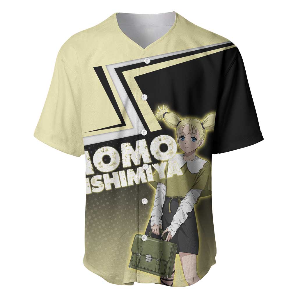 Momo Nishimiya Baseball Jersey Soft Pastel Anime Style