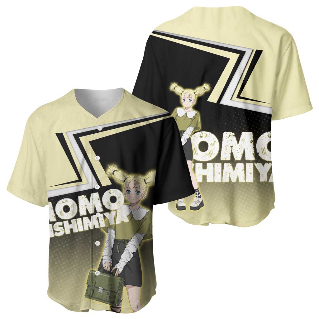 Momo Nishimiya Baseball Jersey Soft Pastel Anime Style