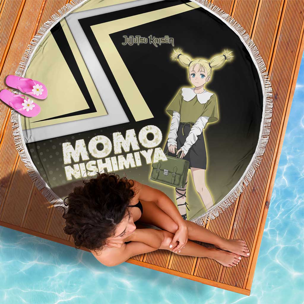 Momo Nishimiya Beach Blanket Soft Pastel Anime Style