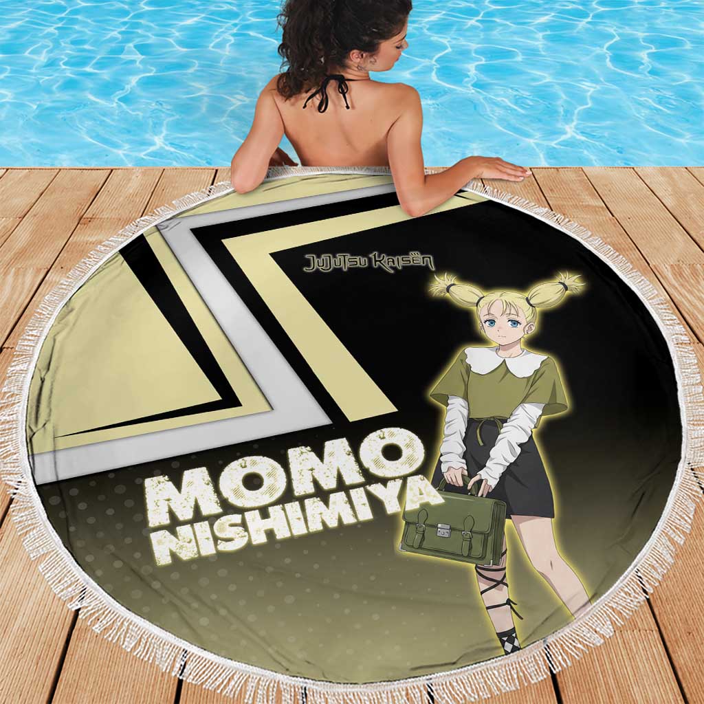 Momo Nishimiya Beach Blanket Soft Pastel Anime Style