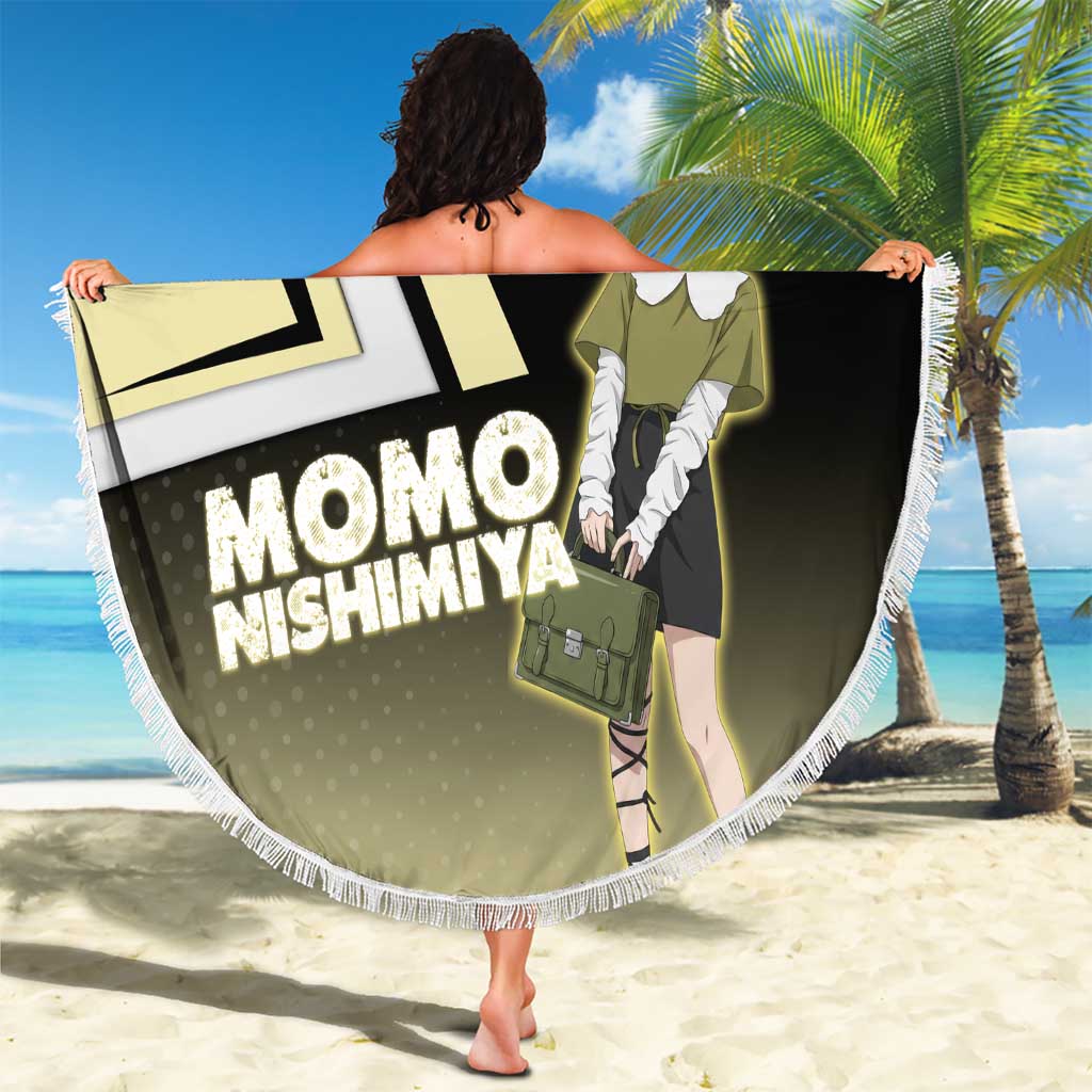 Momo Nishimiya Beach Blanket Soft Pastel Anime Style