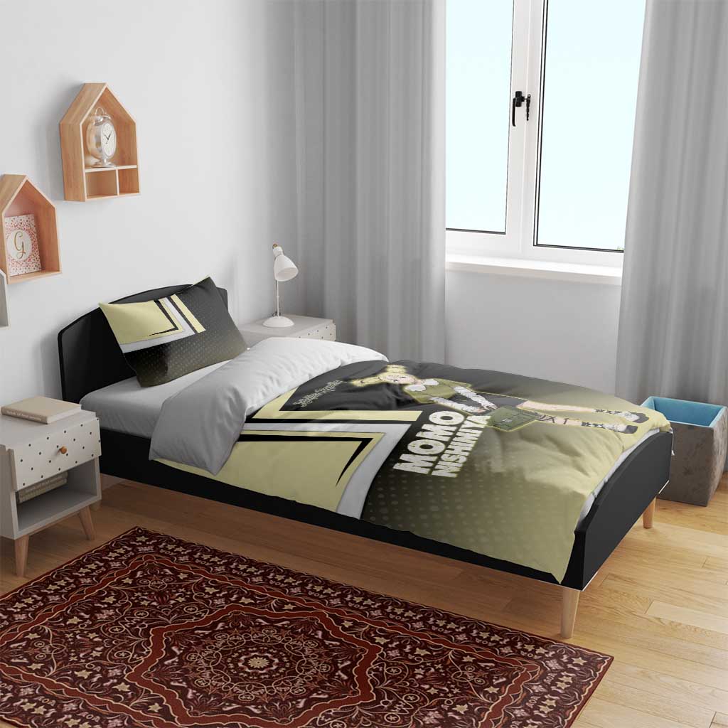 Momo Nishimiya Bedding Set Soft Pastel Anime Style