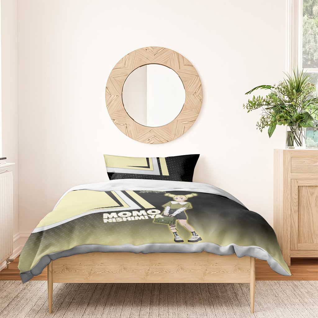 Momo Nishimiya Bedding Set Soft Pastel Anime Style