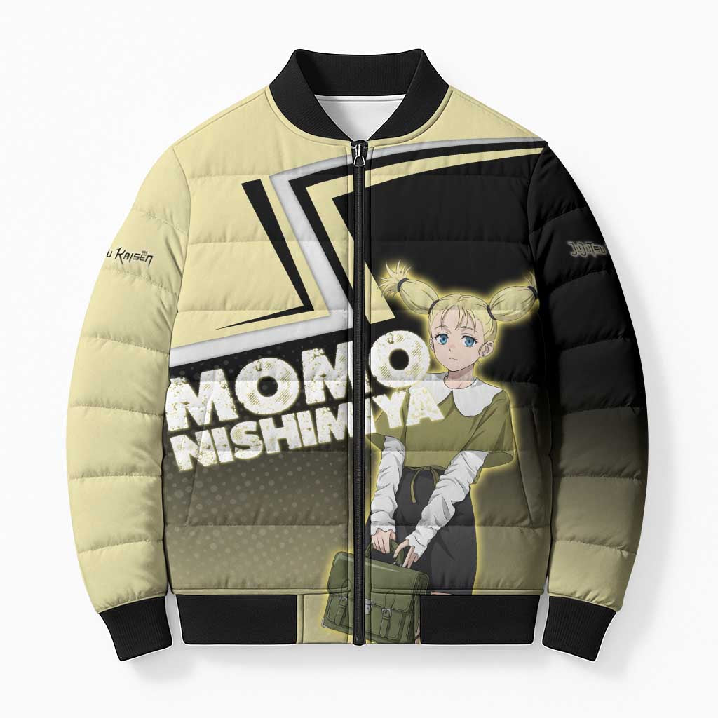 Momo Nishimiya Bomber Puffer Jacket Soft Pastel Anime Style