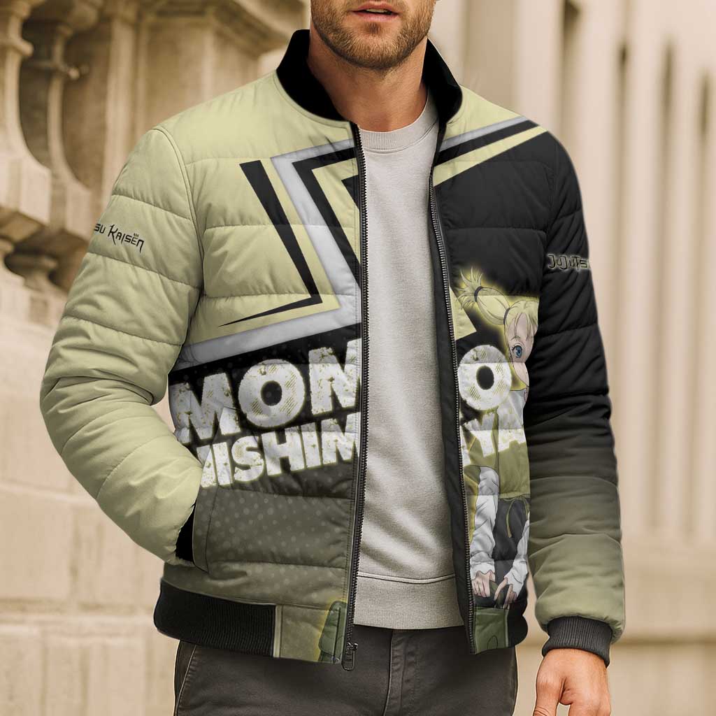 Momo Nishimiya Bomber Puffer Jacket Soft Pastel Anime Style