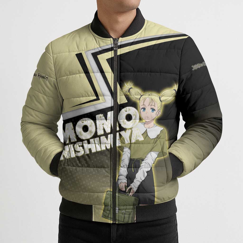 Momo Nishimiya Bomber Puffer Jacket Soft Pastel Anime Style