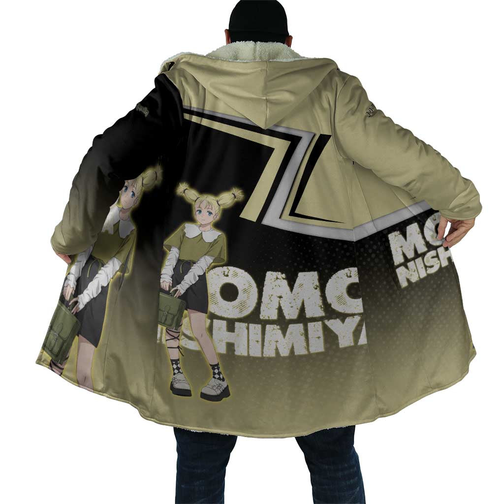 Momo Nishimiya Cloak Soft Pastel Anime Style
