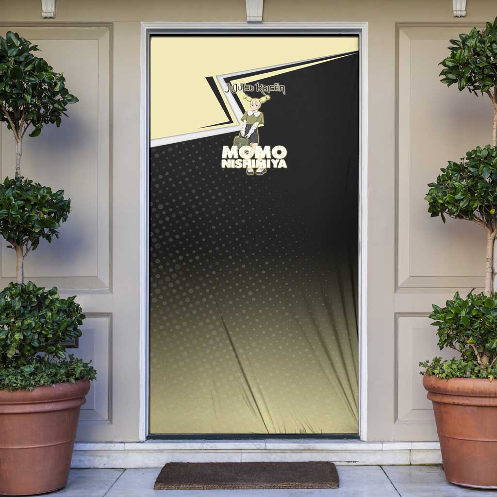 Momo Nishimiya Door Cover Soft Pastel Anime Style