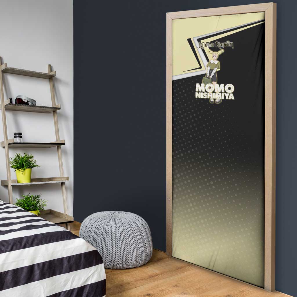 Momo Nishimiya Door Cover Soft Pastel Anime Style
