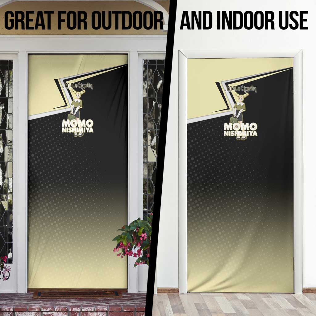 Momo Nishimiya Door Cover Soft Pastel Anime Style