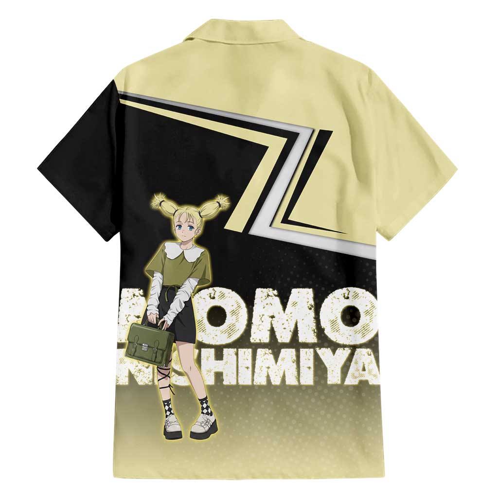 Momo Nishimiya Family Matching Off Shoulder Short Dress and Hawaiian Shirt Soft Pastel Anime Style