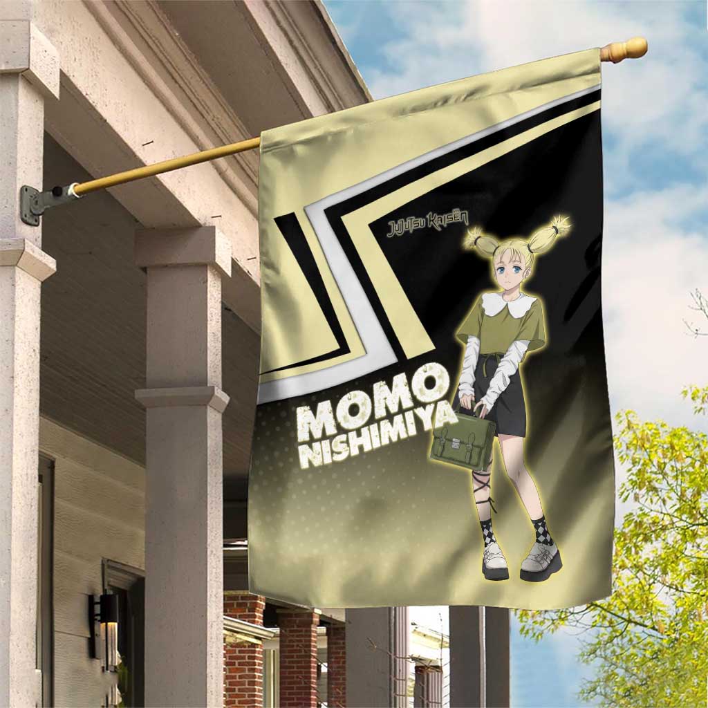 Momo Nishimiya Garden Flag Soft Pastel Anime Style