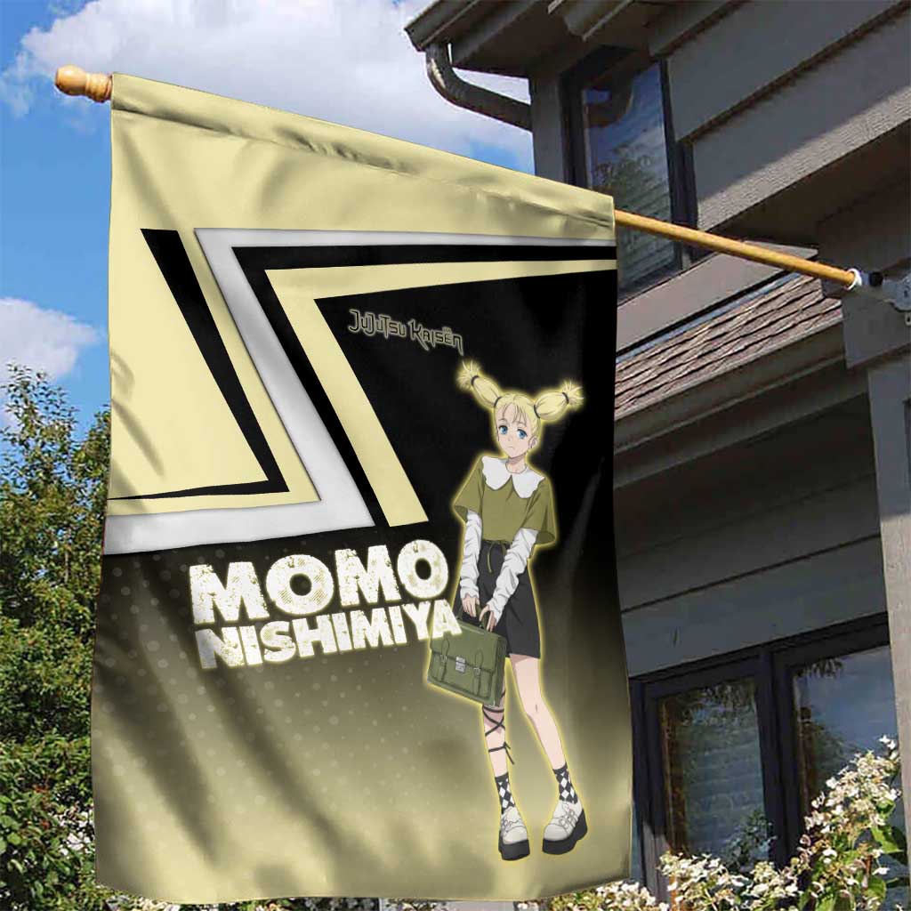 Momo Nishimiya Garden Flag Soft Pastel Anime Style