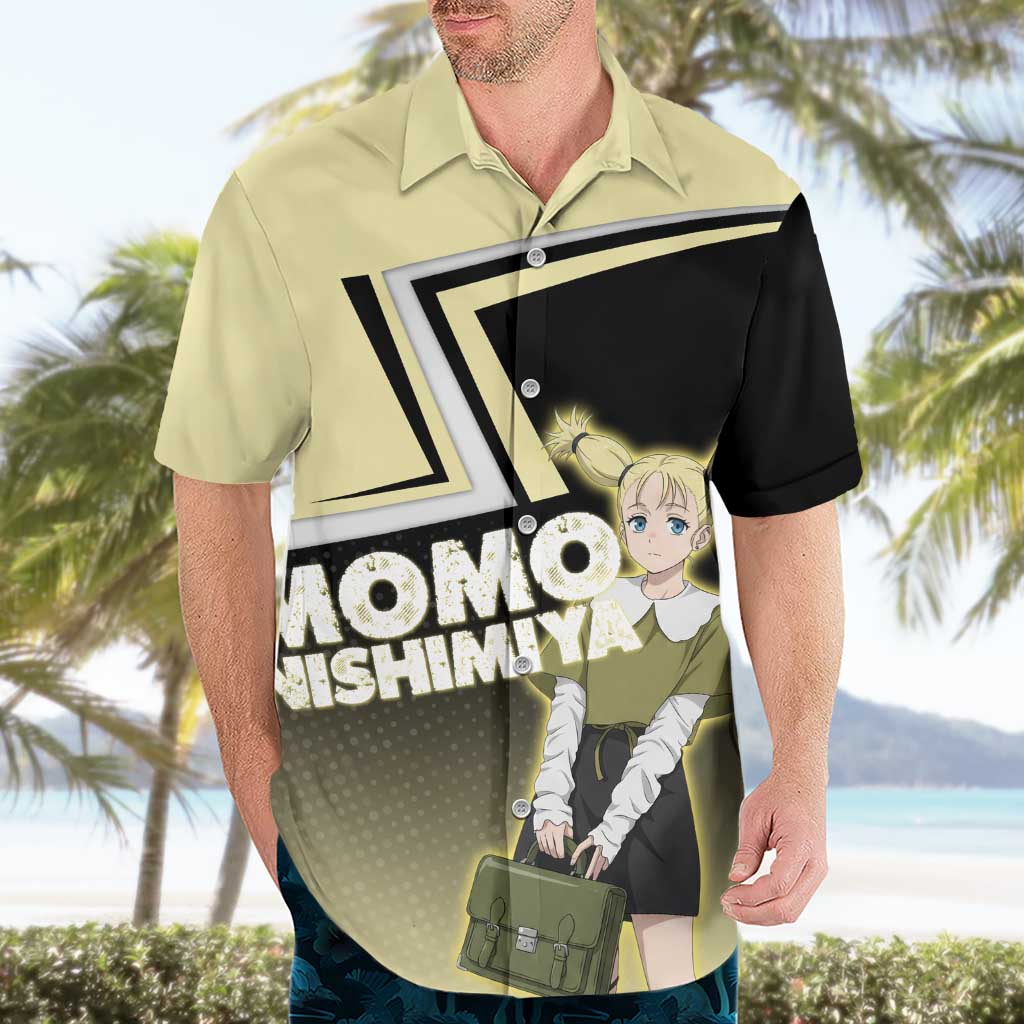 Momo Nishimiya Hawaiian Shirt Soft Pastel Anime Style