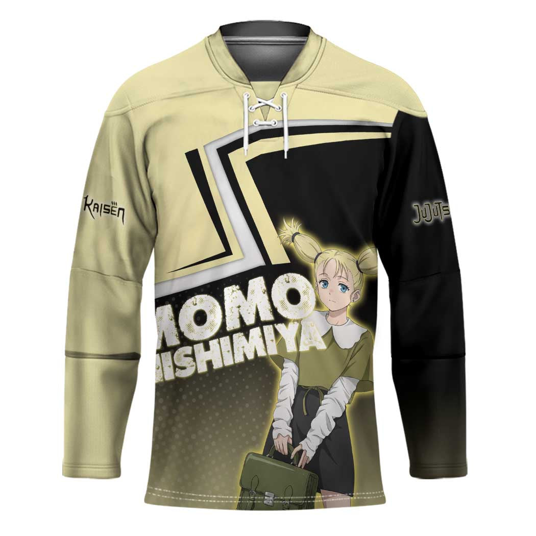 Momo Nishimiya Hockey Jersey Soft Pastel Anime Style