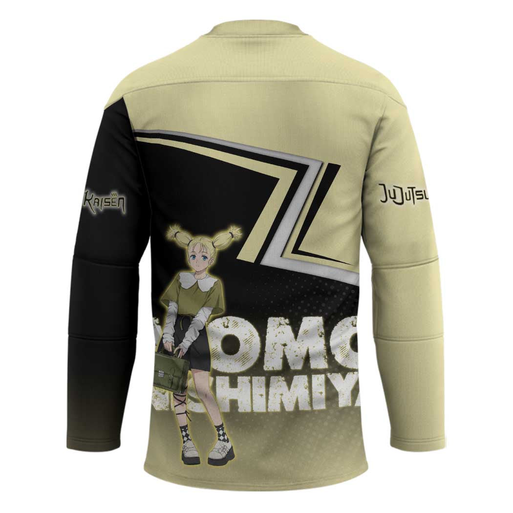 Momo Nishimiya Hockey Jersey Soft Pastel Anime Style